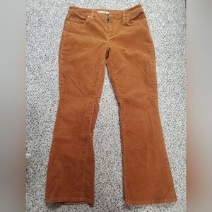 Orange Brown Corduroy Pants Petite